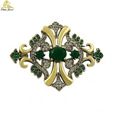 Gümüş Otantik Broş